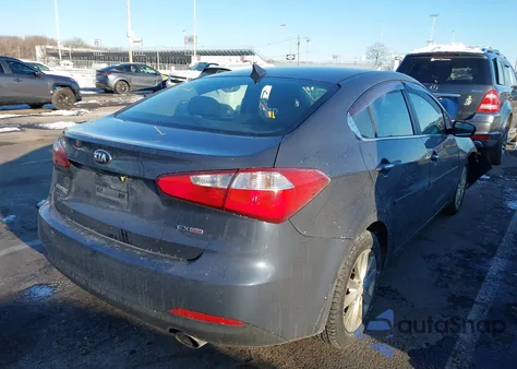 2014 Kia Forte Ex z USA, uszkodzony, nr VIN KNAFX4A89E5162265